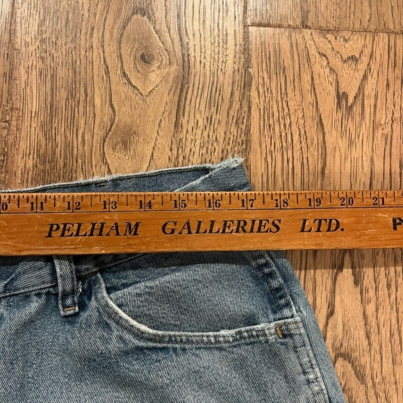 Men’s distressed wrangler denim short 90s 36 - Picture 9 of 9